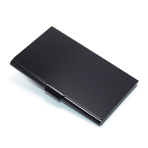 Blu argento nero rosa oro antico bronzo colore rame acciaio inossidabile nome porta carta di credito in metallo regalo scatola di articoli per le imprese - Product Image 3