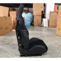 Support latéral universel en acier inoxydable chromé pour sièges baquets sport en fibre de carbone Bride Recaro OMP
