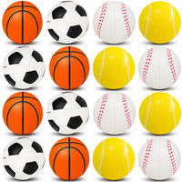 Mini ballons anti-stress en mousse PU (baseball, football, basketball) pour soulager le stress et comme cadeaux de fête