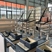 Torre de Pilates Comercial de Madera de Arce, Ajustable, Multifuncional, Ecológica y Duradera para Uso en Casa o Estudio