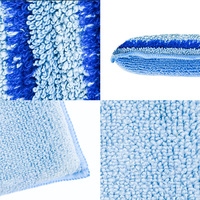 Éponge à vaisselle en microfibre résistante anti-rayures, tampon à récurer double face réutilisable pour casseroles et poêles de cuisine