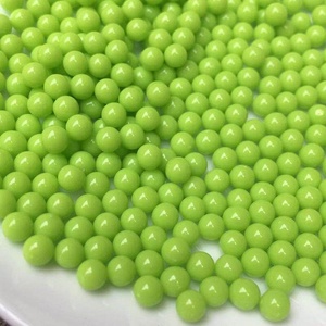 Cuentas de Plástico Sólido de 4 mm con Orificios, Verde Claro, Verde Fruta, <span class=keywords><strong>Color</strong></span> <span class=keywords><strong>Natural</strong></span>, Acrílico Moldeado por Inyección, No se Desvanece - Product Image 2