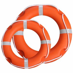 Venta al por mayor de fábrica Parque acuático Círculo Piscina Marina Naranja <span class=keywords><strong>Salvavidas</strong></span> Anillos de rescate para nadar - Product Image 1
