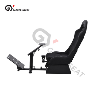 Gy058 आरामदायक सिम कार ड्राइविंग सीट रेसिंग सिम्युलेटर कॉकपिट प्ले गेमिंग गियर शिफ्टर धारक गेम सीट - Product Image 6