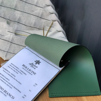 Dossier de menu en cuir PU de restaurant personnalisé Porte-menu de haute qualité Couverture de livre de menu simple