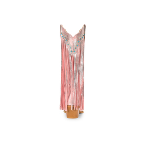 <span class=keywords><strong>Stivali</strong></span> da Cowgirl WETKISS OEM con Strass Blu, <span class=keywords><strong>Tacco</strong></span> Alto, Altezza al Ginocchio, <span class=keywords><strong>Stivali</strong></span> Metallici Rosa con Frange - Product Image 4