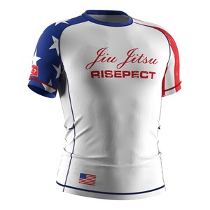 Rashguard de la série nationale d'élite masculine américaine, NO GI, PRO, confiance et fierté d'un maître des arts martiaux - Product Image 3