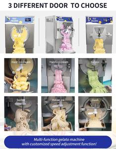 Cilindro de gran capacidad Máquina de helado sabrosa Máquina de helado duro/Congelador de lote continuo - Product Image 6