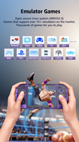 Consola de Juegos Retro Portátil Original R36H PRO Max con Pantalla IPS, Consola Retro de 64 GB y 3500 mAh