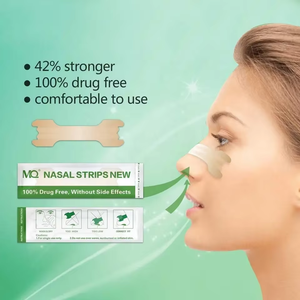 แผ่นแปะจมูก MQ Extra Strength ขนาดใหญ่ 60 ชิ้น ปราศจากสารเคมี ช่วยในการนอนหลับและหายใจ - Product Image 4