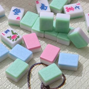 Everyday Use Western <b>Mahjong</b> <b>Set</b>, High Hardness Drop Resistant Tiles, Long Service Life, Household Entertainment Game <b>Set</b> - Product Image 4