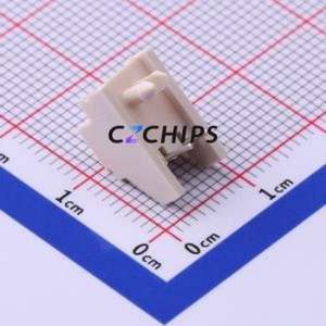 S02B-XASS-1(LF)(SN) Wire-to-Board Pin Header Bent Lead Through Hole,P=2.5mm Connector 1x2P 2.5mm Right Angle Insert XA - Product Image 2