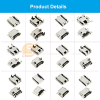 Kit de connecteurs micro USB 12 types de prises pour réparation d'ordinateur de téléphone