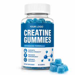 Bonbons à la créatine monohydrate - Complément sportif pour adultes pour l'endurance, la force et la croissance musculaire - 60 bonbons - Product Image 1