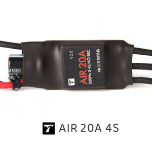 Contrôleur de vitesse électronique sans balais T-MOTOR <span class=keywords><strong>AIR</strong></span> 20A V2.0 3-4S LiPo 500Hz sans BEC pour mini multirotor / <span class=keywords><strong>drone</strong></span> F3P - Product Image 4