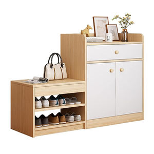 Muebles de <span class=keywords><strong>entrada</strong></span> portátiles de madera de 7 capas, <span class=keywords><strong>Zapatero</strong></span> extensible, <span class=keywords><strong>Zapatero</strong></span> cerrado - Product Image 1