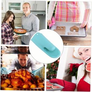 Gants de cuisson en silicone pour four et barbecue, qualité alimentaire, sans BPA, compatibles lave-vaisselle, résistants à la chaleur 230°C, écologiques, personnalisables - Product Image 4