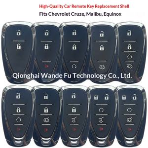 Pour <span class=keywords><strong>Chevrolet</strong></span> Chevy Camaro <span class=keywords><strong>Cruze</strong></span> Malibu 2016 2017 2018 2019 2020 Clé intelligente 2/3/4/5 boutons Coque de clé de voiture à distance - Product Image 5