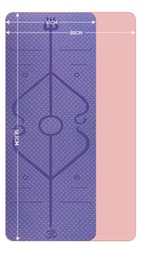 Tking Tùy Chỉnh Logo Nhà Tập Thể Dục Tập Thể Dục Tập Thể Dục Yogamat, Sinh Thái Thân Thiện Tự Nhiên Tái Chế Hai Lớp 6Mm <span class=keywords><strong>TPE</strong></span> <span class=keywords><strong>Yoga</strong></span> <span class=keywords><strong>Mat</strong></span> - Product Image 6