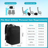 Sac à dos de voyage simple et de grande capacité, personnalisable/OEM, multifonctionnel, imperméable, pour ordinateur portable, idéal pour les trajets quotidiens