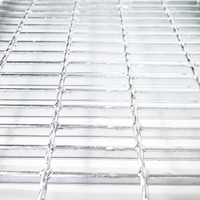 Grille en acier galvanisé à chaud pour canal de drainage, grille en acier Q235 sur mesure