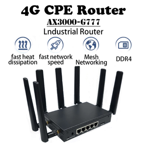 Bộ định tuyến WiFi6 CPE 4G mới nhất 2.4G + 5.8G Cat16 DDR4 bộ nhớ dung lượng lớn bền bỉ MT7981B AX3000 tốc độ cao WEB công nghiệp - Product Image 3