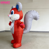 Costume de mascotte d'écureuil géant pour les événements de l'association de conservation - Costume de mascotte d'écureuil animal