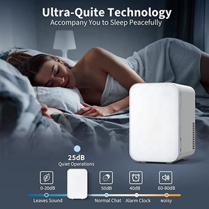 Refrigerador y calentador termoeléctrico portátil AC/DC de 6 litros, Mini <span class=keywords><strong>nevera</strong></span> <span class=keywords><strong>para</strong></span> dormitorio, coche, viaje, cuidado de la piel, maquillaje, medicamentos de belleza - Product Image 3