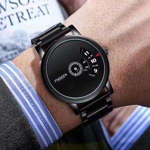 Fngeen S230 Simple New Fashion Bracelet Quartz Wristwatch Black Waterproof Clock Male Reloj Hombre Original <b>Watches</b> for <b>Men</b> Man - Product Image 6