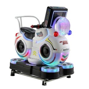 New Coin Electric Coin Happy <b>Little</b> Motorcycle Toy Car MP5 Swing Machine Small Electric Toy Game Machine - Product Image 1