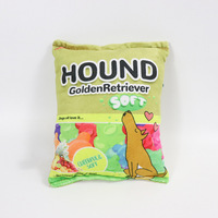 Jouet en peluche pour chien, design original Candy, élégant, en peluche froissée, couineur, résistant aux morsures, en gros, 2025