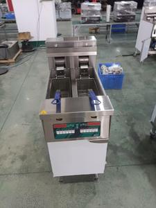 Temporizador de control de computadora comercial Ajuste de temperatura Horno frito Freidora eléctrica Freidora industrial de grasa profunda - Product Image 3