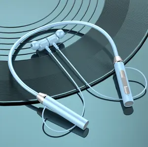Écouteurs Bluetooth sans fil, écouteurs à tour de cou magnétique, casque de sport étanche avec micro, réduction du bruit, J01