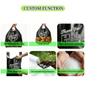 Factory Customized Biodegradable Trash Bags40 55 60 95 Gallon Large Size Black Trash Bags <strong>Plastic</strong> Bags ForHotel Home <strong>Kitchen</strong> Use - Product Image 3