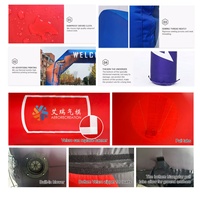 Aero balon acara raksasa luar ruangan lengkungan kustom pukulan naik lengkungan iklan miring lengkungan selesai tiup
