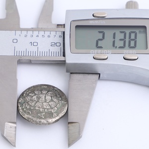 Moneda de plata griego romana antigua, moneda de tortuga, estatua griega - Product Image 5