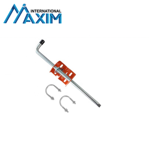Ancre de poteau de clôture pour bétail, boulon de fixation en acier galvanisé de 17 pouces, verrou de sécurité en métal lourd pour <span class=keywords><strong>portail</strong></span> tubulaire - Product Image 5