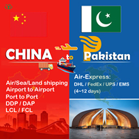 DDP de Chine vers le Pakistan par voie maritime, terrestre et aérienne, livraison porte-à-porte FCL/LCL, Yiwu Guangzhou Shenzhen vers le Pakistan
