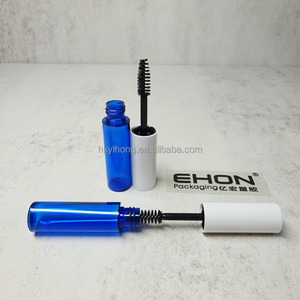 Tube de mascara en PET de couleur personnalisée avec bouchon à vis de 16 mm de diamètre, emballage cosmétique vide pour l'application de maquillage, rond - Product Image 4