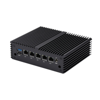 Servidor de Red Empresarial Kansung Intel Celeron Dual Core K10821G5 con 5 Puertos LAN 2.5G, Dispositivo de Firewall, Mini PC