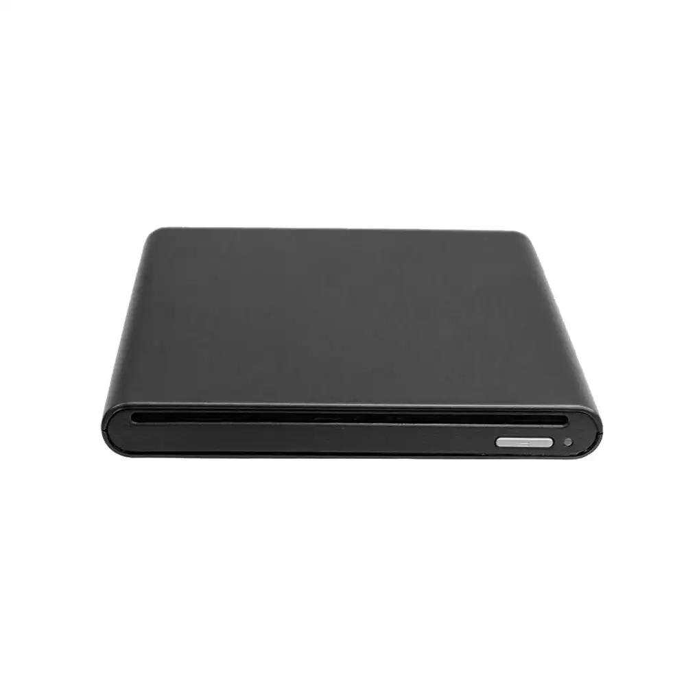 Interfaz USB 3,0 portátil de succión óptica, Blu-Ray externo, CD, DVD, lector, grabador, quemador para Windows/IOS, color negro