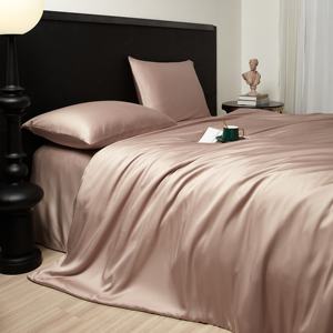 Ensemble de housse de couette en bambou, drap plat, taie d'oreiller, écologique, rafraîchissant, antibactérien, literie douce et soyeuse - Product Image 2