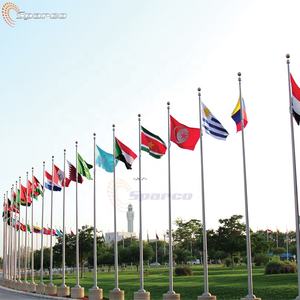 เสาธงสแตนเลสเชิงพาณิชย์ 5 เมตร 8 เมตร 15 เมตร เสาธงอลูมิเนียมสำหรับภายนอก - Product Image 1