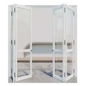 Porte-patio à trois volets Portes pliantes résidentielles Bibi Fold Pour Vinyl Design Pocket 2Foot X 7Foot Bifold