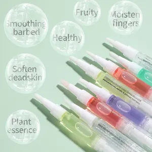 Nail Cuticle Private Label Wholesale Custom Nail Cuticle Oil Pen Private Label Fruity Smell Nail Revitalizing Nutrition Oil Pen Cuticle Nail Growth Oil