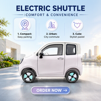 Mini pick-up électrique fermé |   Véhicule à énergie nouvelle pour usage familial urbain