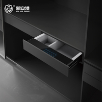 Écran tactile LCD de style personnalisable divisé tiroir à mot de passe intelligent secret de sécurité caché pour hôtel