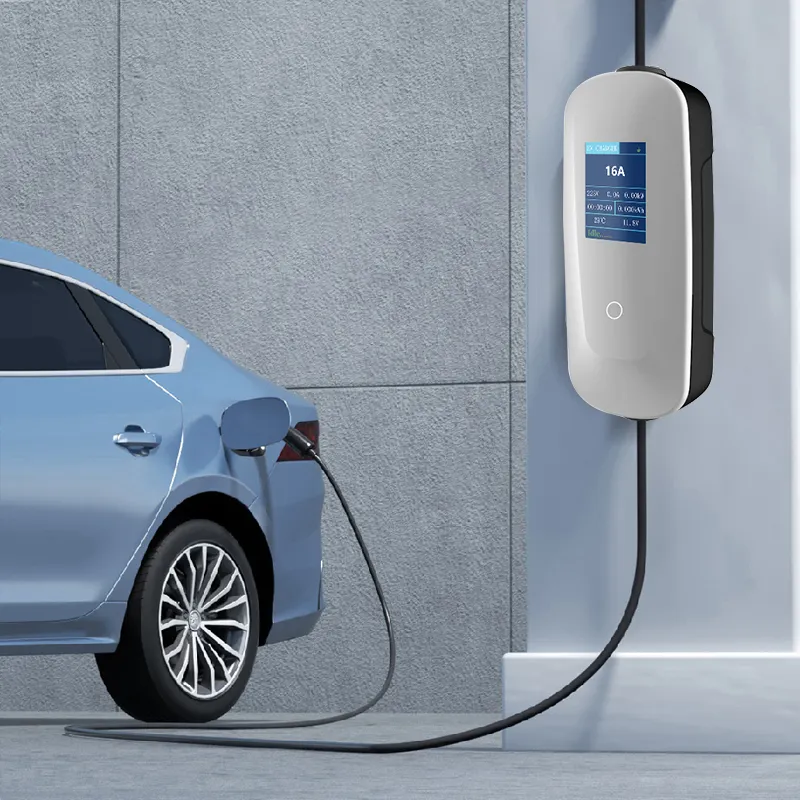 El más nuevo CCS Nivel 2 22kW 32A-Tipo 1 Smart Home Depot Batería de coche 16A Aplicación WiFi Estación de carga de vehículos eléctricos AC Ev Cargador