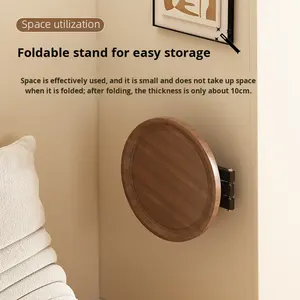 <span class=keywords><strong>ชั้น</strong></span>เก็บของข้างเตียงพับได้ขนาดเล็ก<span class=keywords><strong>แบบ</strong></span>ทันสมัยทำจากไม้เป็นมิตรกับสิ่งแวดล้อมห้องนั่งเล่นเหล็กลอยน้ำติดผนังอเนกประสงค์ - Product Image 5