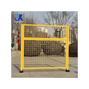 Selling Well Workshop Production Line Fencing Safety Guarding Metal Post Fence Iron Wire Mesh Robot Boundary Wall Fencing